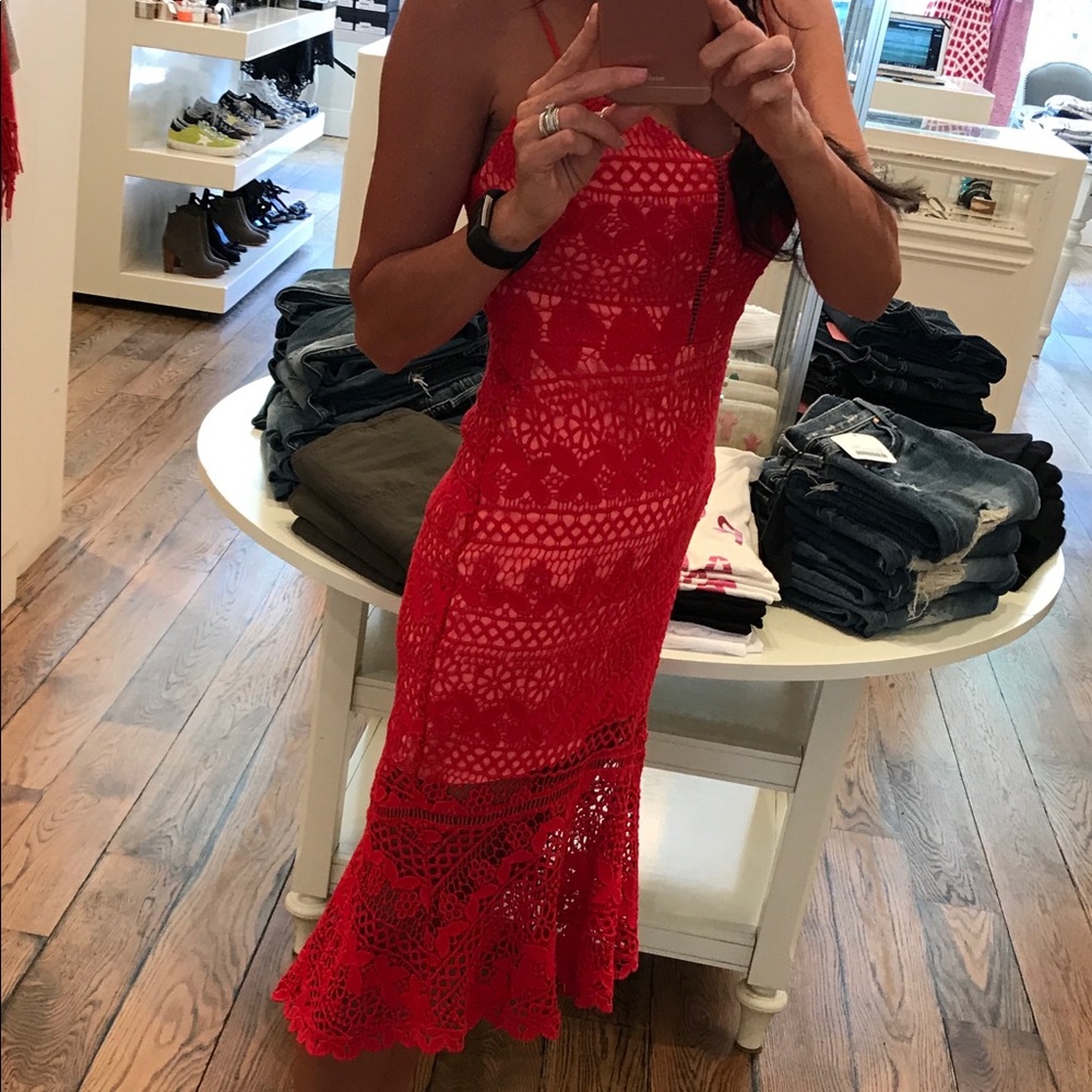 Parker Red Dress
